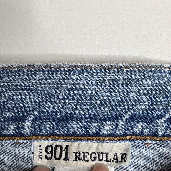 Replay 901 Regular Blue Jeans Button Fly 36 - Picture 6 of 11